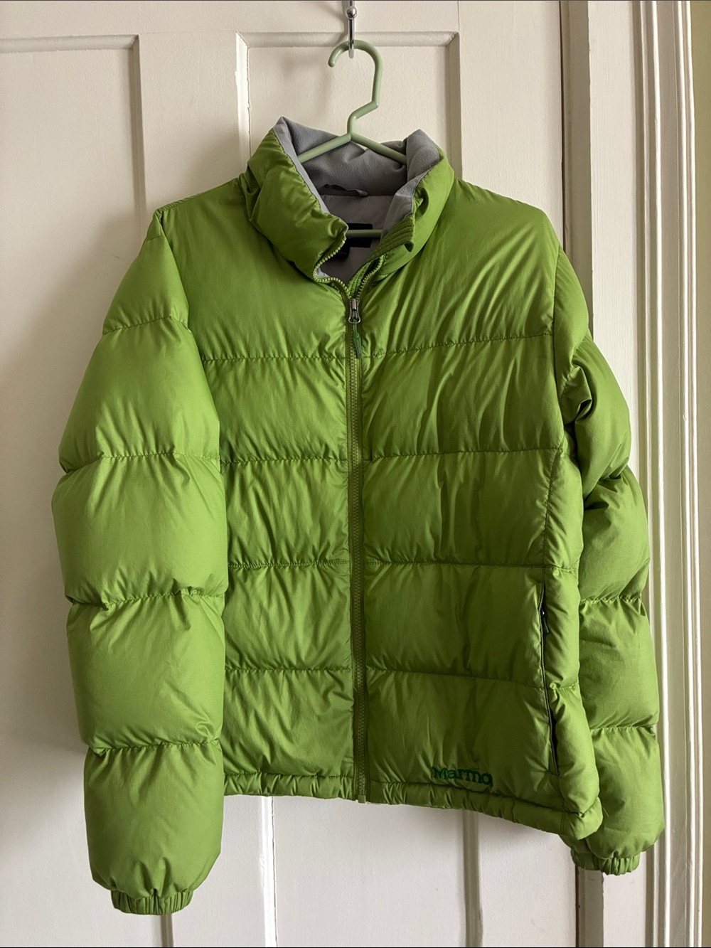 Marmot Bright Lime Quilted Puffer Jacket